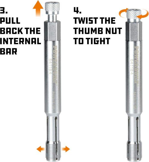 Powerbuilt Back Tap Thread Repair Tool 12mm-2