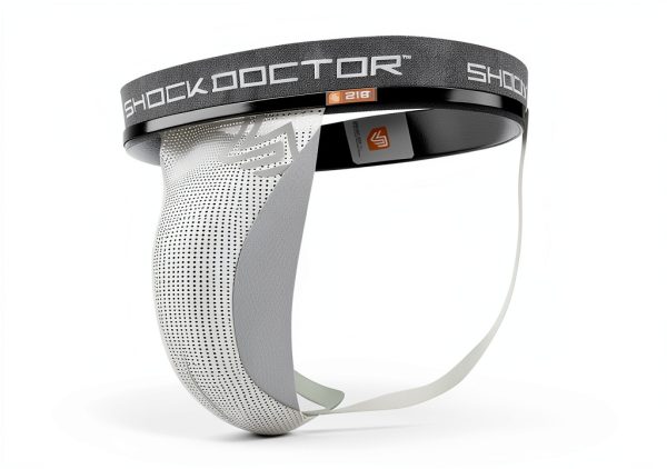 Shock Doctor Jockstrap Large White Polyester-0