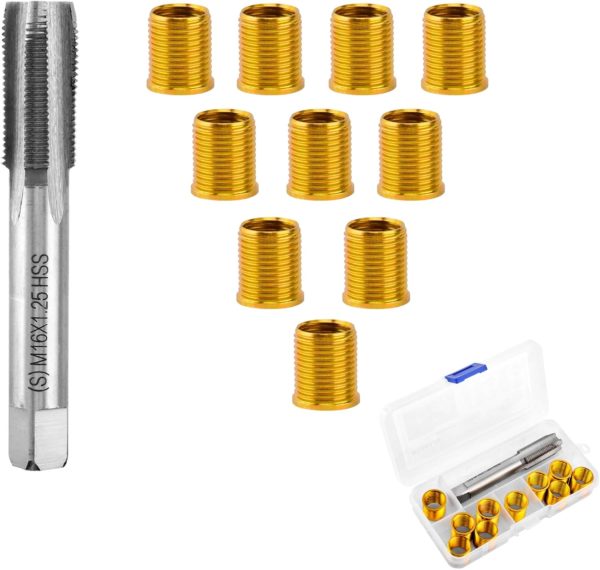 HerFarCai Spark Plug Thread Repair Kit M14x1.25 M16x1.25-0