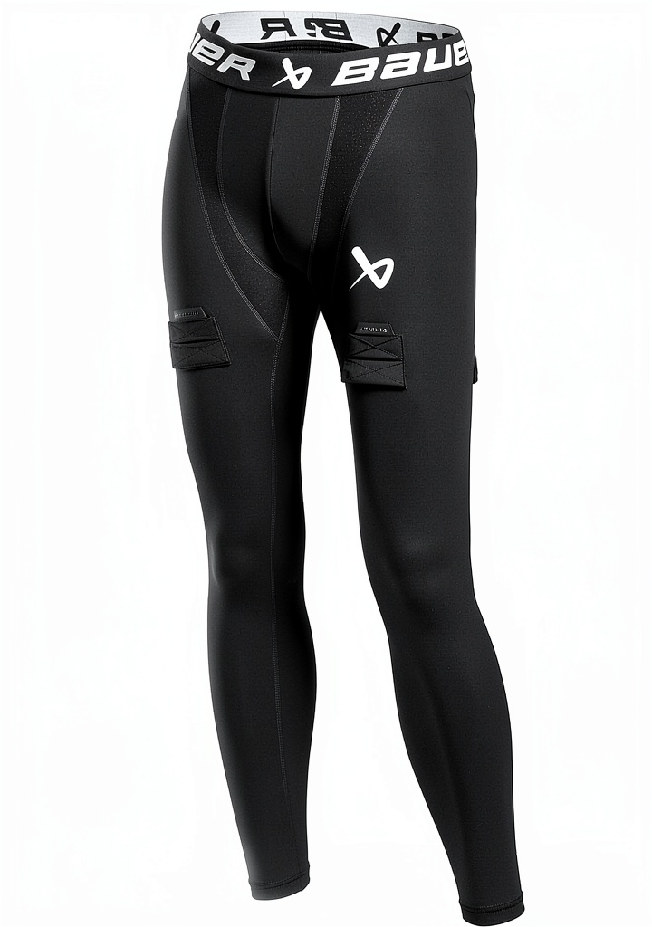 Unboxing and first‑time wear of Bauer Compression Jock Pant with Cup on a locker bench