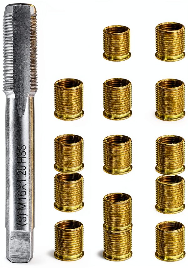 SHMZK Spark Plug Thread Repair Kit Stainless Steel-0