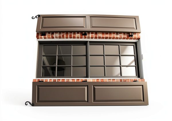 15"W x 36"H True Fit PVC Two Equal Raised Panel Shutters, Unfinished (Per Pair - Hardware Not Included)-9