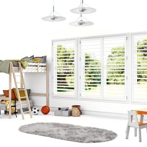 Shutter Works Plantation Shutters Indoor Waterproof Customizable Sizes-0