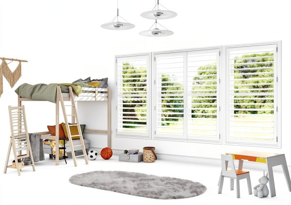 Shutter Works Plantation Shutters Indoor Waterproof Customizable Sizes-0