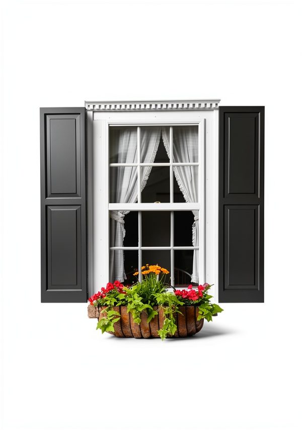 Exterior Solid Wood Raised Panel Window Shutters LTL Unfinished Pine-4