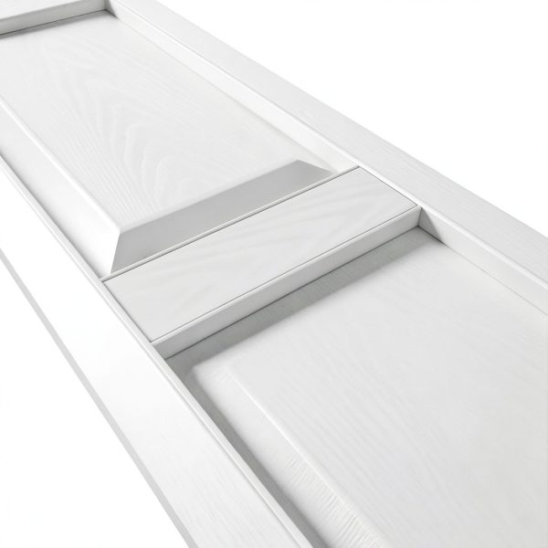 Ekena Millwork Custom Two Panel Raised Shutter White 14.75" x 65"-8