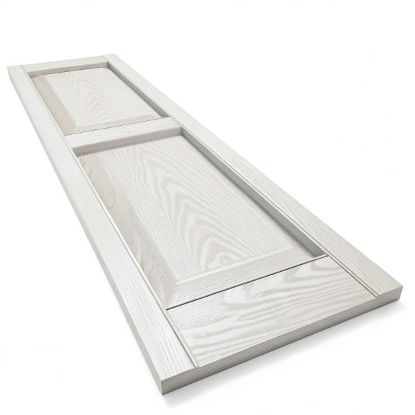 Ekena Millwork Custom Two Panel Raised Shutter White 14.75" x 65"-4