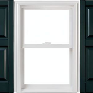 Mid America Vinyl Shutters 14.75x63 Raised Panel Pair Midnight Blue-0